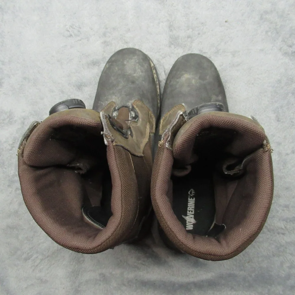 Wolverine Boot Men 11.5M Waterproof SteelToe BOA Drillbit Oil Rigger Rugged Work